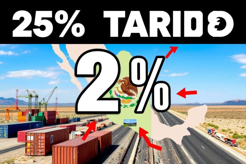 tarifas de 25% sobre méxico